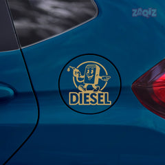 Premium Diesel Sticker for Car | Waterproof Fuel Tank Decal