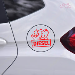 Custom Diesel Sticker for Car | Personalized Fuel Tank Design