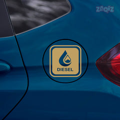 Buy Diesel Sticker for Fuel Tank Cap Online | Zaqiz Collection