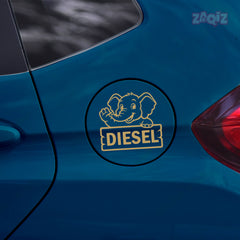 Custom Diesel Sticker for Car | Personalized Fuel Tank Design