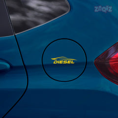 Compact Diesel Label for Clear Signage