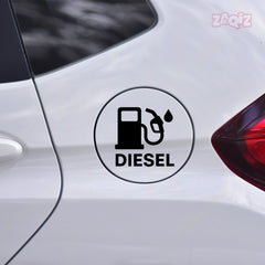 Creative Diesel Sticker for Car Fuel Tank Cap