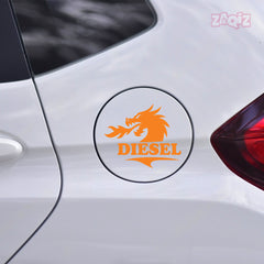 Diesel Sticker for Car | Gloss Finish Fuel Tank Decal