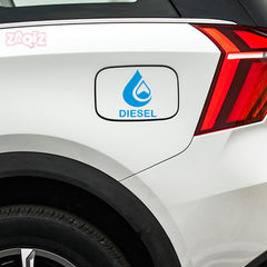 Diesel Sticker for Car | Vibrant Fuel Tank Label