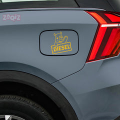 Minimalist Diesel Sticker for Car | Simple & Sleek