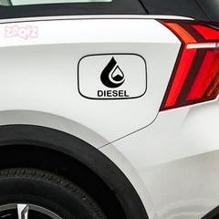 Diesel Sticker for Car | Vibrant Fuel Tank Label