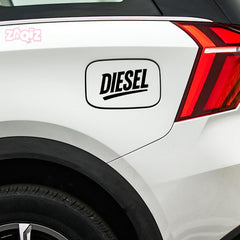 Trendy Diesel Sticker for Car Fuel Tank Cap | Easy Peel & Stick
