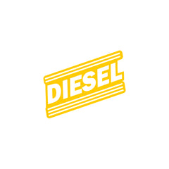 Adhesive Diesel Fuel Label for Tanks