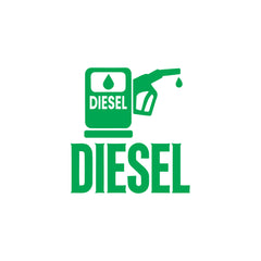 Diesel Tank Caution Notice Decal