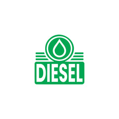 Diesel Fuel Indicator Tag for Caps