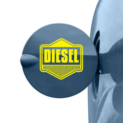 Vibrant Diesel Warning Sticker Decal