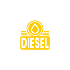 Diesel Fuel Indicator Tag for Caps