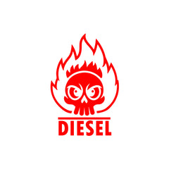 Minimalist Diesel Tank Use Marker