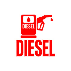 Diesel Tank Caution Notice Decal
