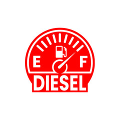 Bright and Bold Diesel Tank Sticker