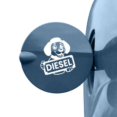 Clear Diesel Use Sticker for Vehicles