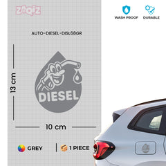 Waterproof Diesel Sticker for Fuel Tank | Weather Resistant