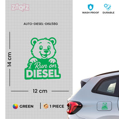 Diesel Sticker for Fuel Tank | Durable Automotive Decal