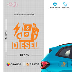 Stylish Diesel Sticker for Car – Long-Lasting Vinyl