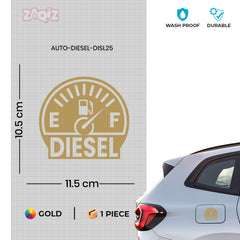 Bright and Bold Diesel Tank Sticker