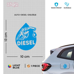 Waterproof Diesel Sticker for Fuel Tank | Weather Resistant