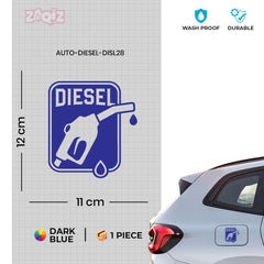 Diesel Warning Decal for Easy Safety