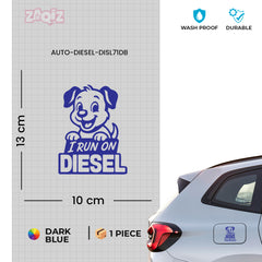 Matte Finish Diesel Sticker for Car | Stylish & Durable
