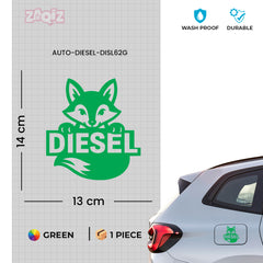 Diesel Sticker for Fuel Tank | Car Exterior Accessory