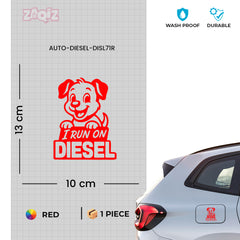 Matte Finish Diesel Sticker for Car | Stylish & Durable