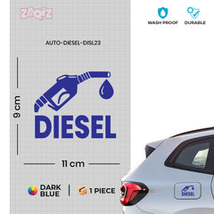 Unique Diesel Label for Fuel Safety