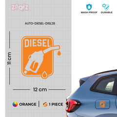Diesel Warning Decal for Easy Safety