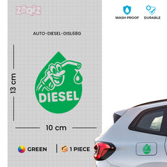 Waterproof Diesel Sticker for Fuel Tank | Weather Resistant