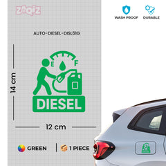 Glossy Diesel Sticker for Car | Premium Finish