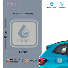 Buy Diesel Sticker for Fuel Tank Cap Online | Zaqiz Collection