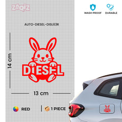 High-Quality Diesel Sticker for Car | Scratch Resistant