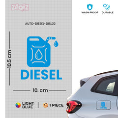 High Adhesion Diesel Use Decal