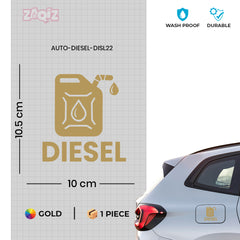 High Adhesion Diesel Use Decal