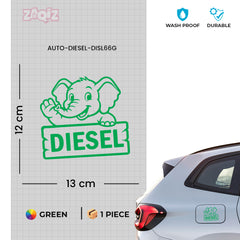 Custom Diesel Sticker for Car | Personalized Fuel Tank Design