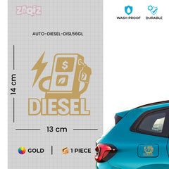 Stylish Diesel Sticker for Car – Long-Lasting Vinyl