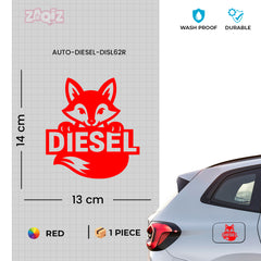Diesel Sticker for Fuel Tank | Car Exterior Accessory