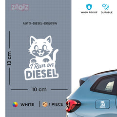 Diesel Sticker for Car | Long-Lasting Automotive Decal