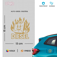 Buy Diesel Sticker for Fuel Tank Online | Zaqiz