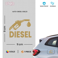 Unique Diesel Label for Fuel Safety
