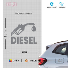 Unique Diesel Label for Fuel Safety
