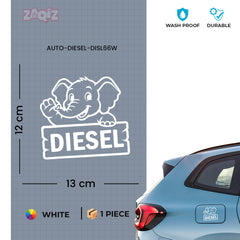 Custom Diesel Sticker for Car | Personalized Fuel Tank Design