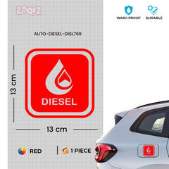 Buy Diesel Sticker for Fuel Tank Cap Online | Zaqiz Collection