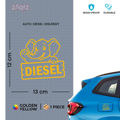 Custom Diesel Sticker for Car | Personalized Fuel Tank Design