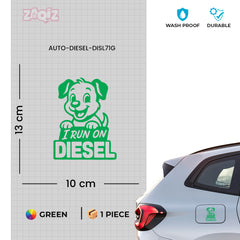 Matte Finish Diesel Sticker for Car | Stylish & Durable