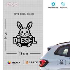 High-Quality Diesel Sticker for Car | Scratch Resistant