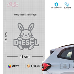 High-Quality Diesel Sticker for Car | Scratch Resistant